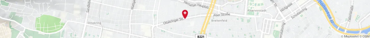Kartendarstellung des Standorts für Stern-Apotheke in 1160 Wien